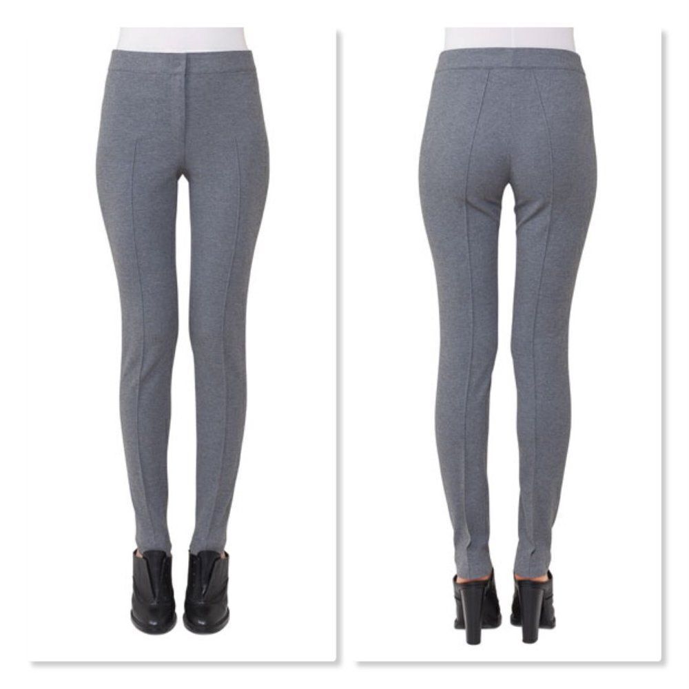 Akris Punto Mara Slim Jersey Pants size 6 in Grey